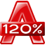 Логотип Alcohol 120%