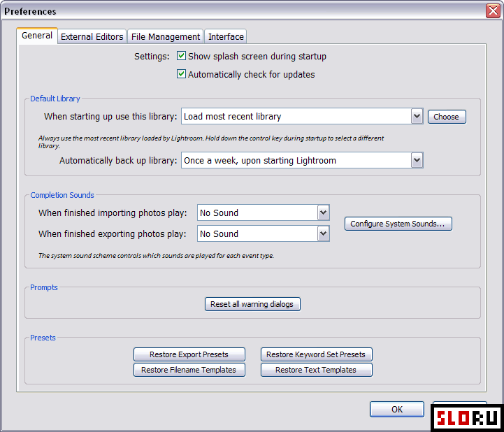 External editor